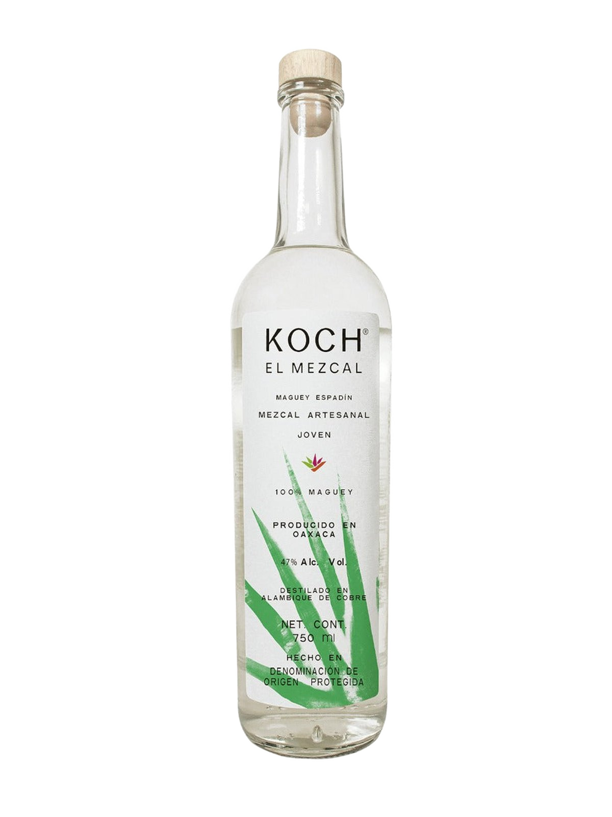 Koch El Mezcal Artesanal Maguey Espadin - flaske
