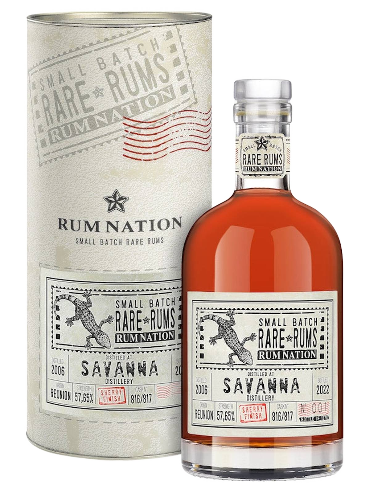 Rum Nation Rare Rums Savanna 16 years - bottle with gift box