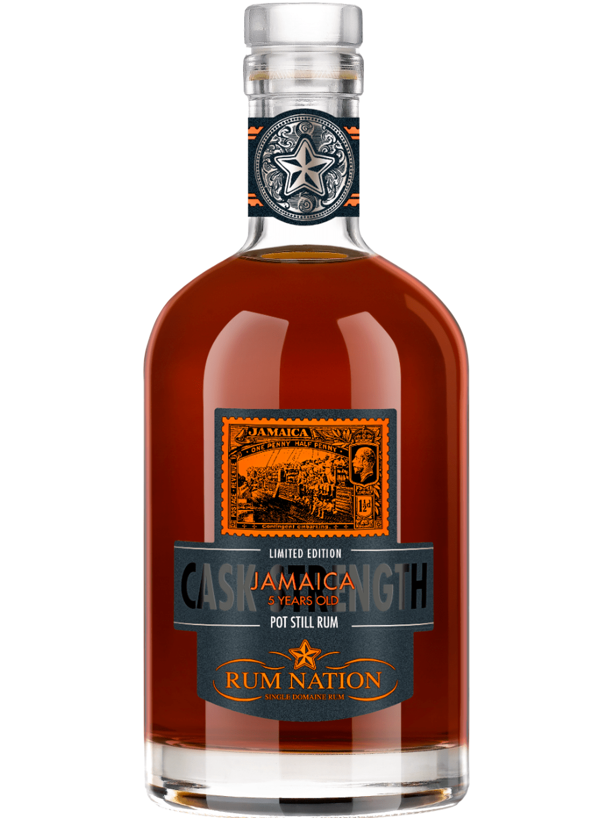 Rum Nation Jamaica 5 år Cask Strength - flaska