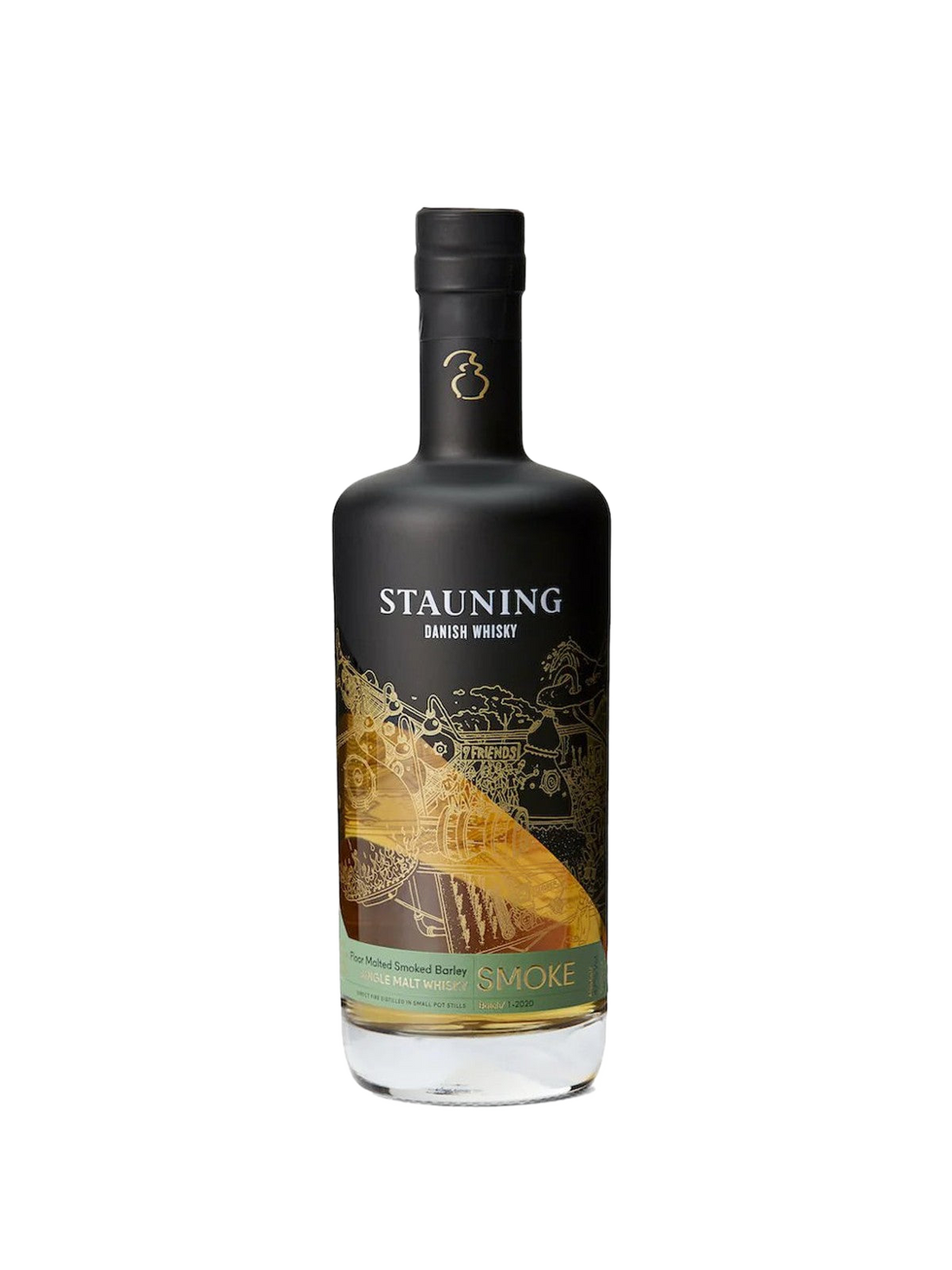 Stauning Smoke Single Malt Whisky - flaske