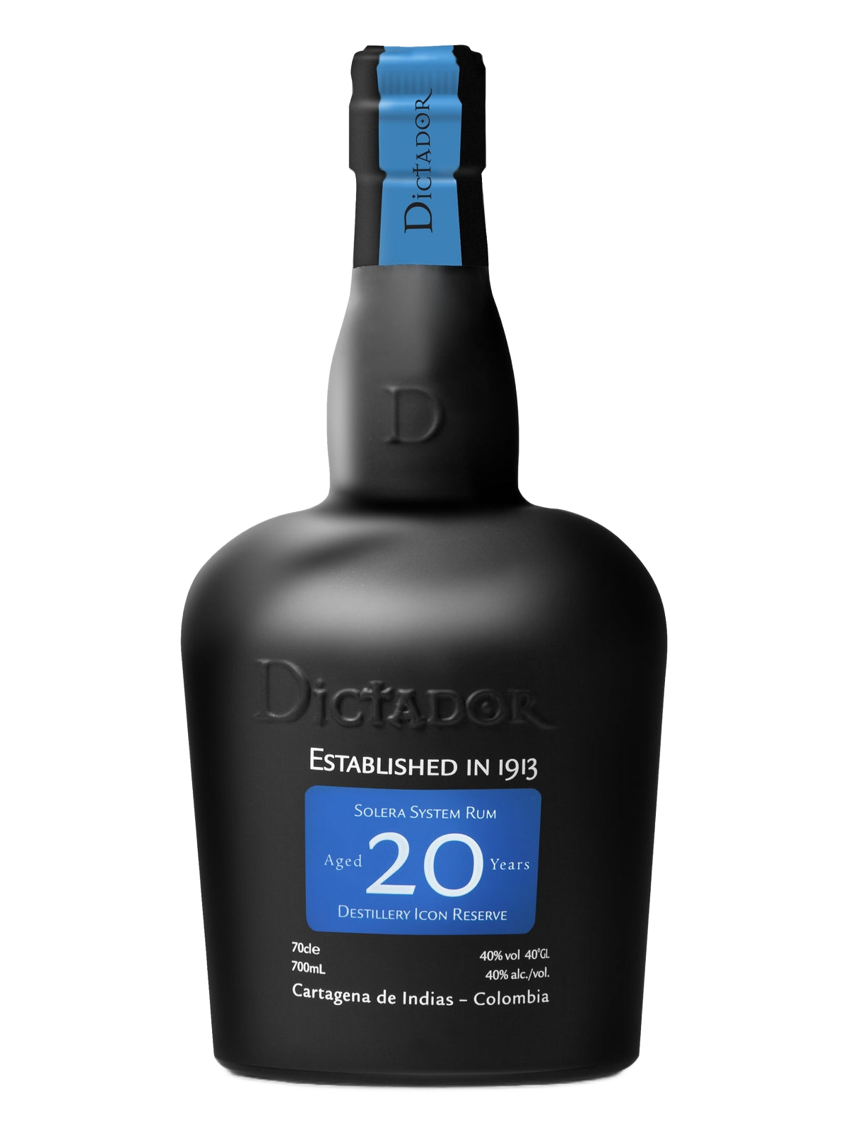 Dictador Destillery Icon Reserve 20 Year Old Solera Rum - flaska