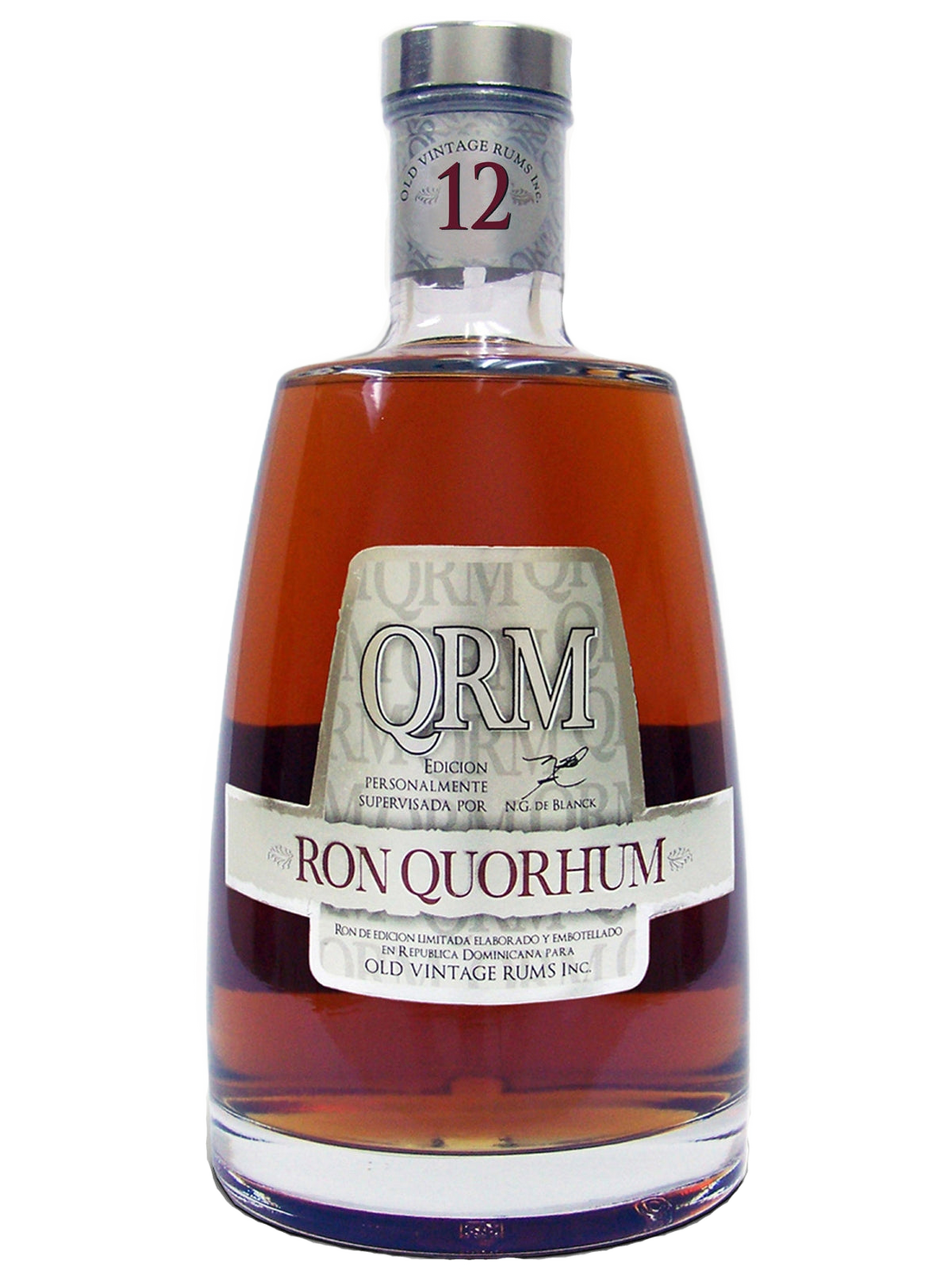 Ron Quorhum 12 Year Solera - Rum from the Dominican Republic - bottle
