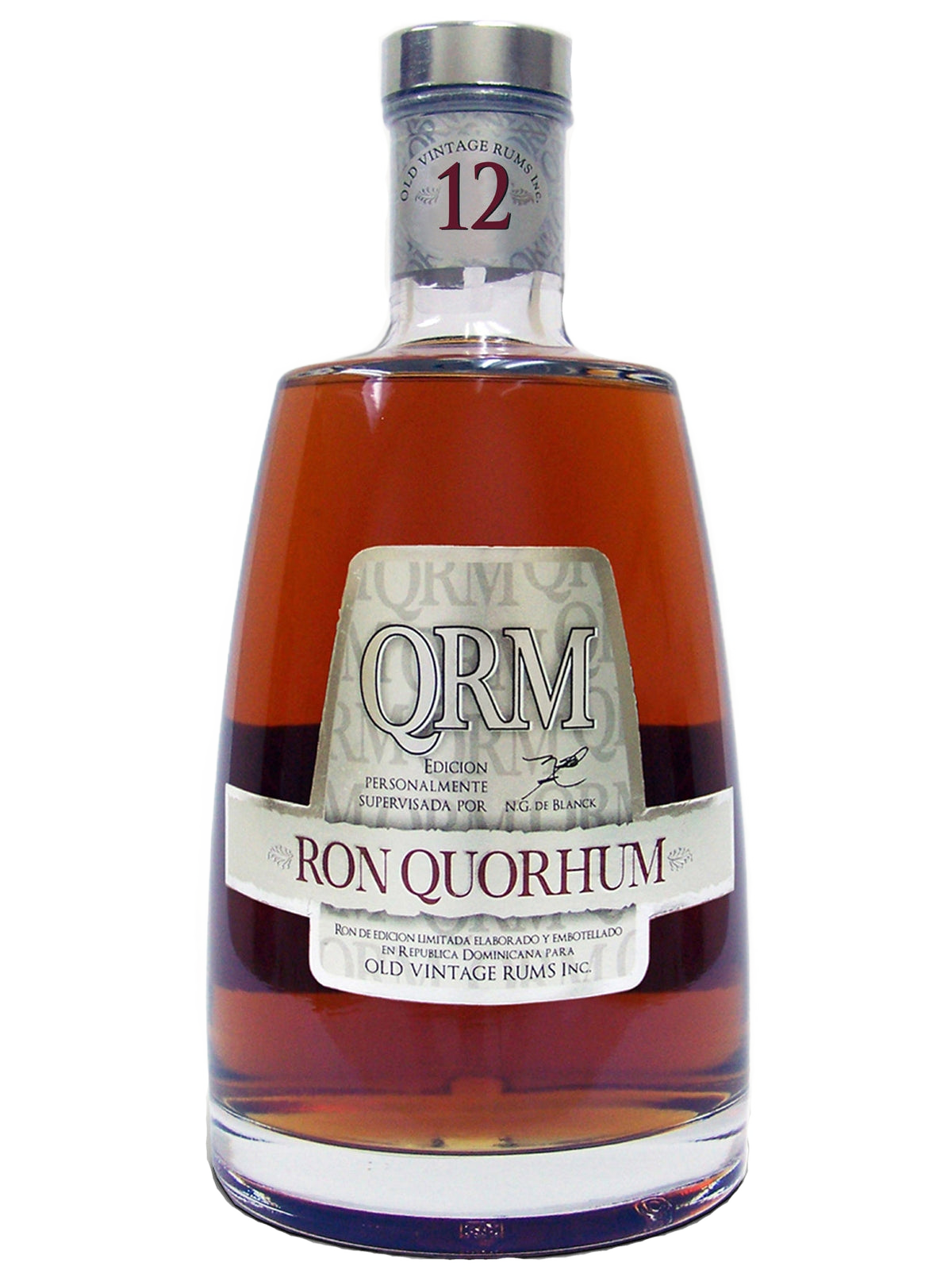 Ron Quorhum 12 år Solera - Rom fra Den Dominikanske Republik - flaske