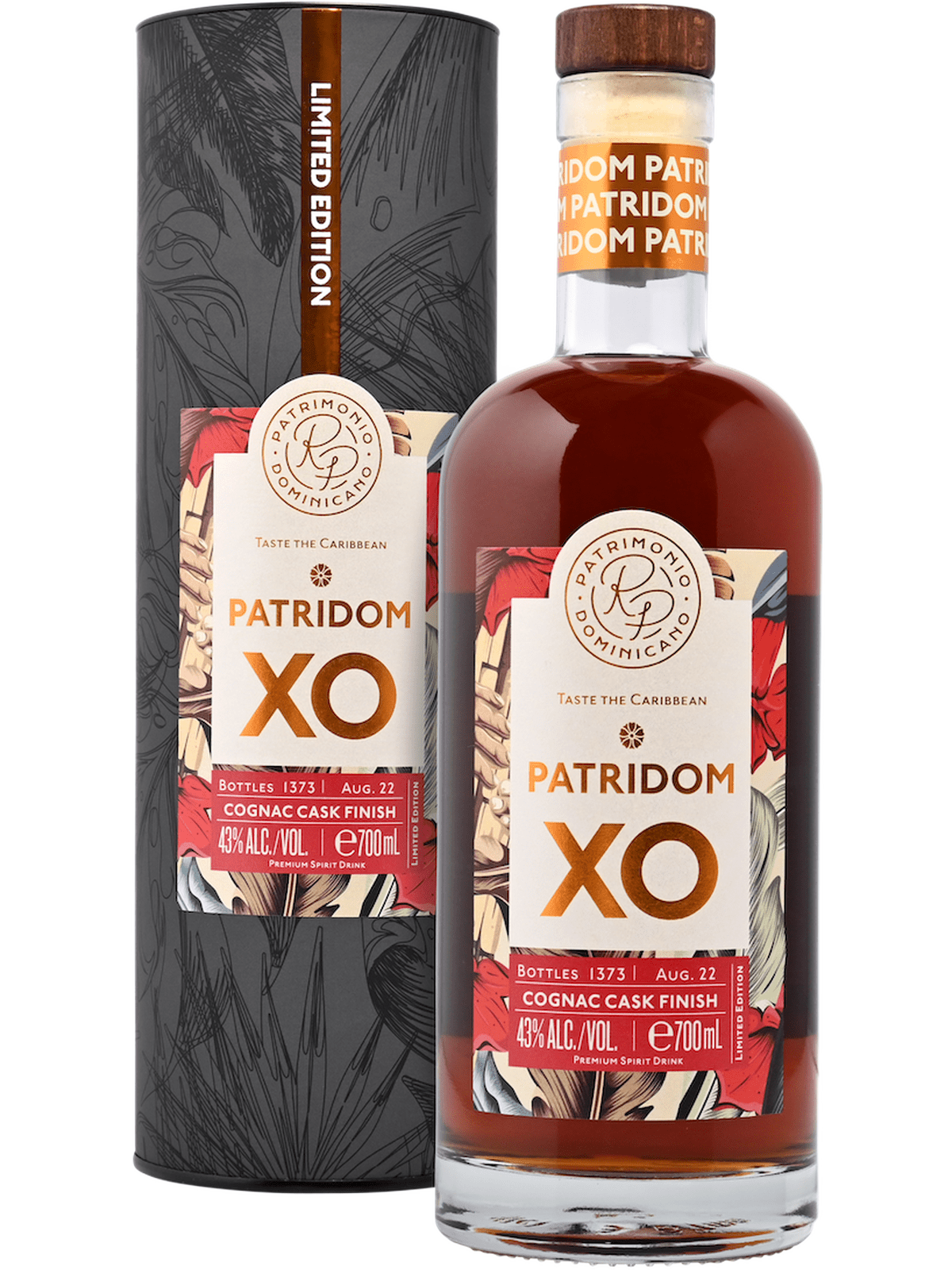 Patridom XO Limited Edition Cognac Cask Finish 2022 ed. - bottle with gift box