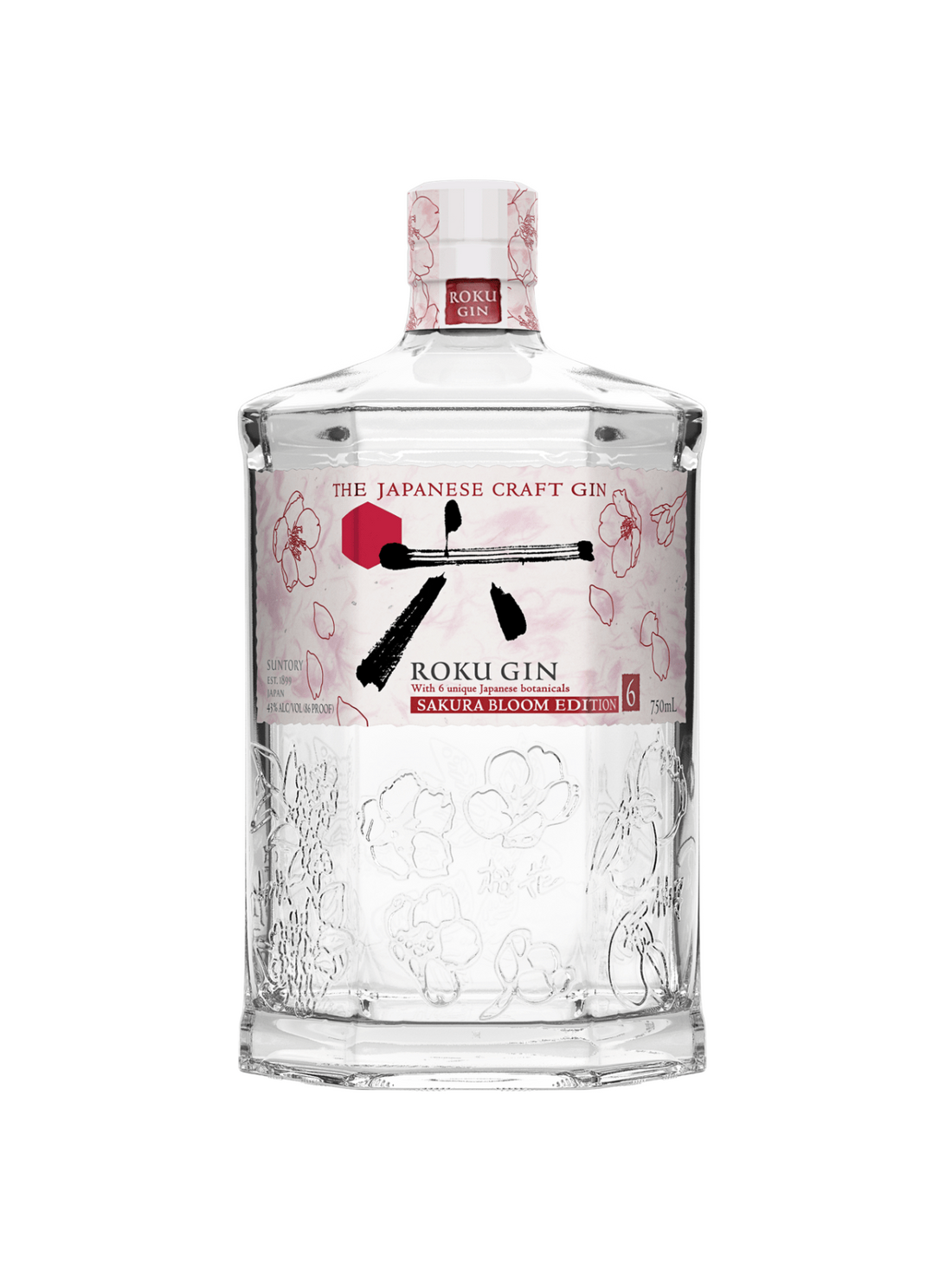 Roku Sakura Bloom Edition Gin - flaske