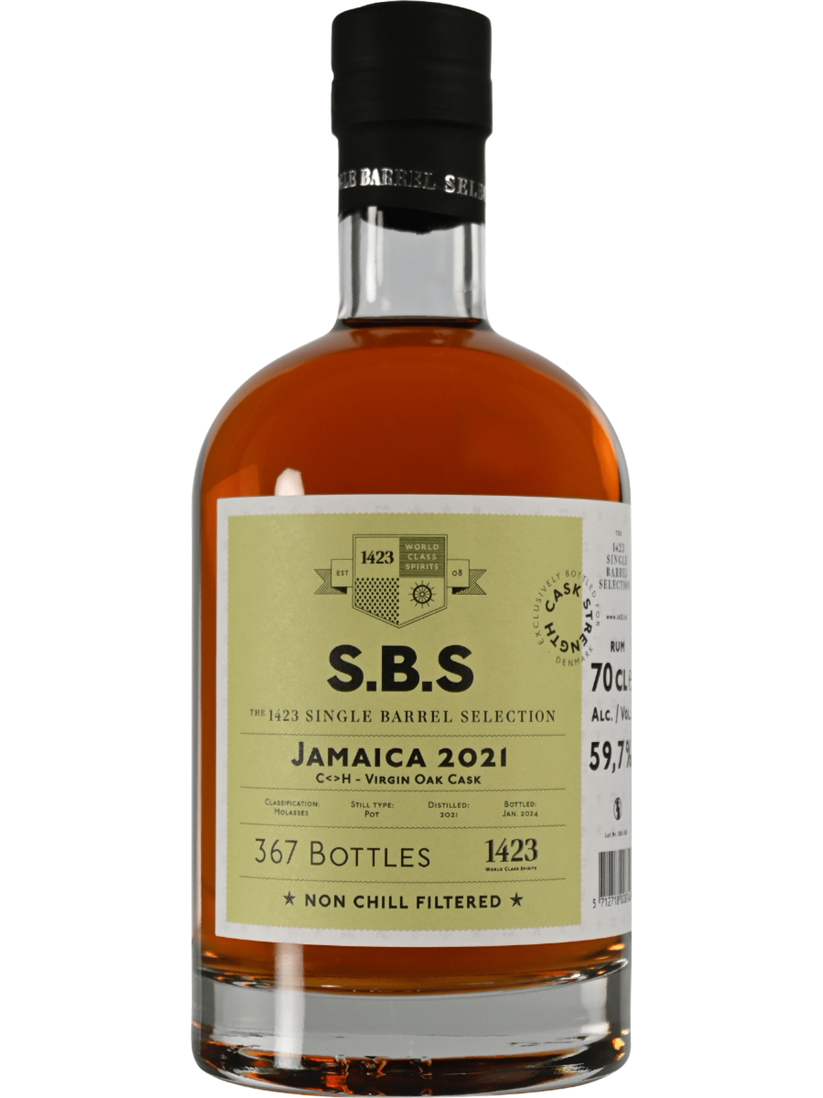SBS Jamaica C<>H 2021 Rom - flaske