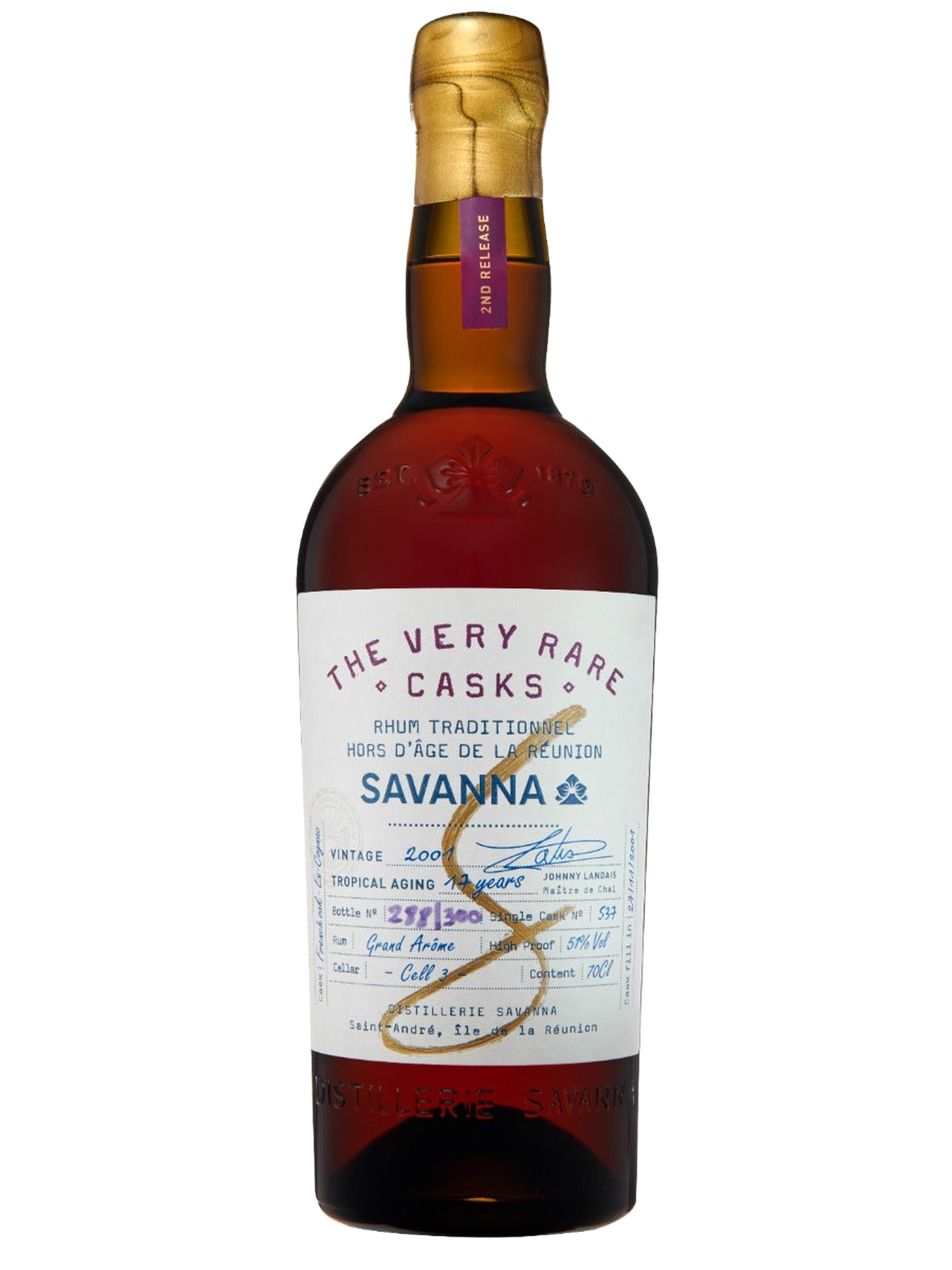 Savanna The Very Rare Casks 2nd Release - flaske