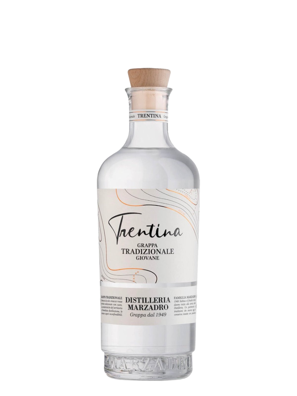La Trentina Grappa Tradizionale Giovane - bottle