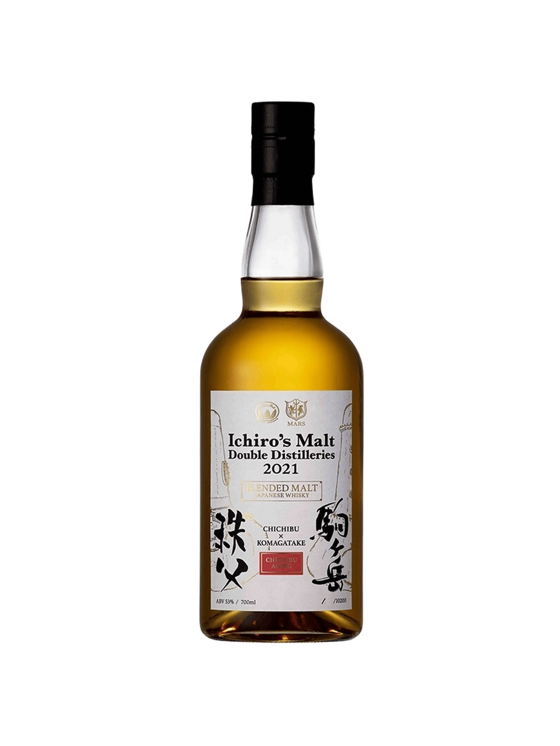 Ichiro’s Malt Double Distilleries 2021 Chichibu x Komagatake Blended Malt Whisky - bottle