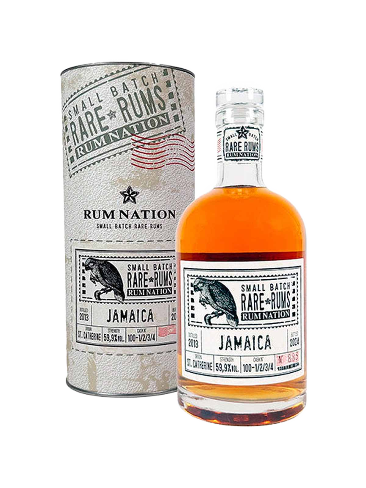 Rum Nation Rare Rums Jamaica 10 år - flaska med presentask