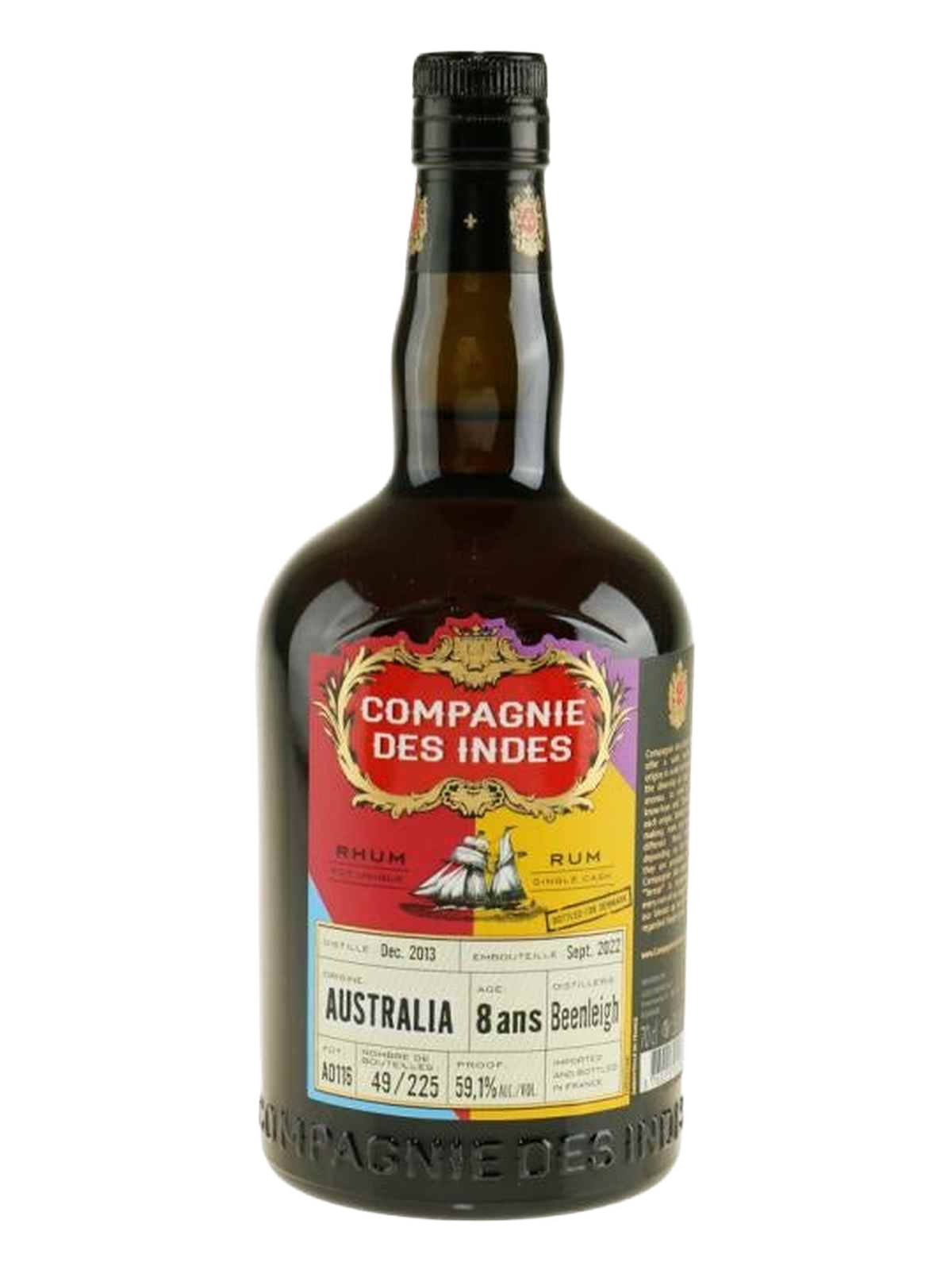 Compagnie des Indes Australia Beenleigh 2022 Rum - bottle