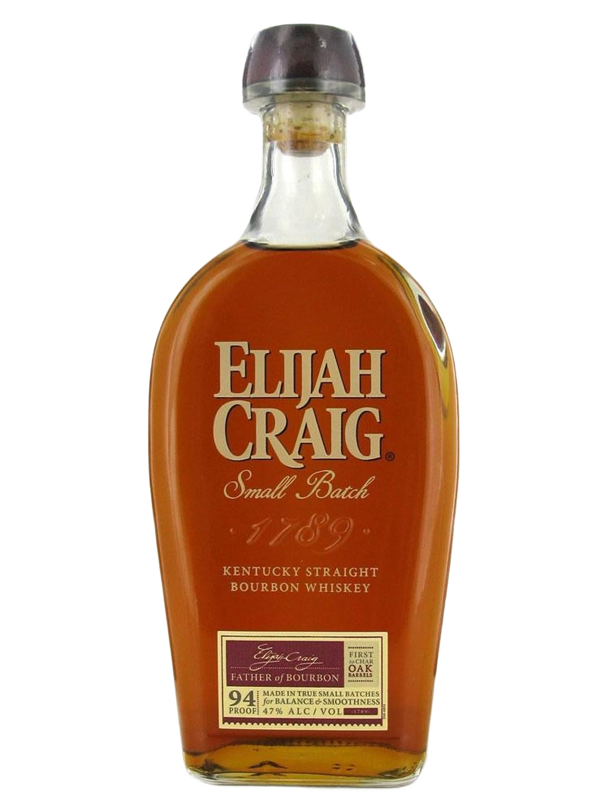 Elijah Craig Small Batch Kentucky Straight Bourbon Whiskey - flaska