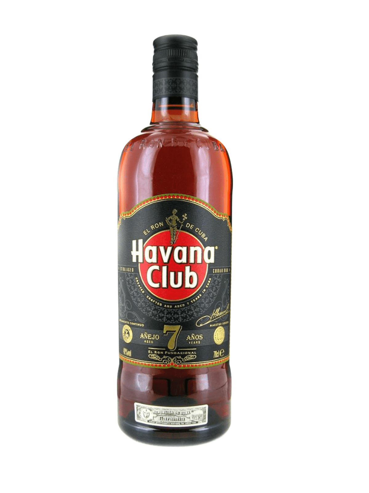 Havana Club 7-year-old Rum - bottle