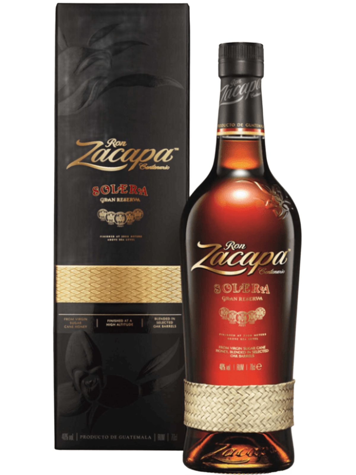 Ron Zacapa Solera Gran Reserva - bottle with gift box