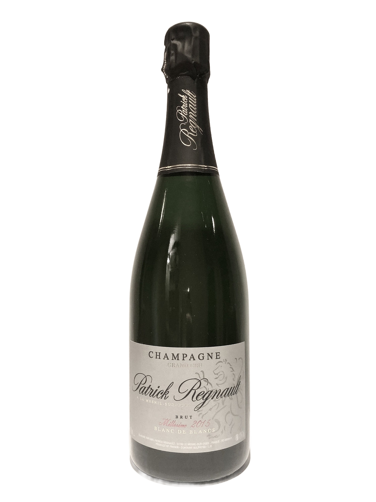 Patrick Regnault Vintage 2015 Grand Cru Champagne - bottle