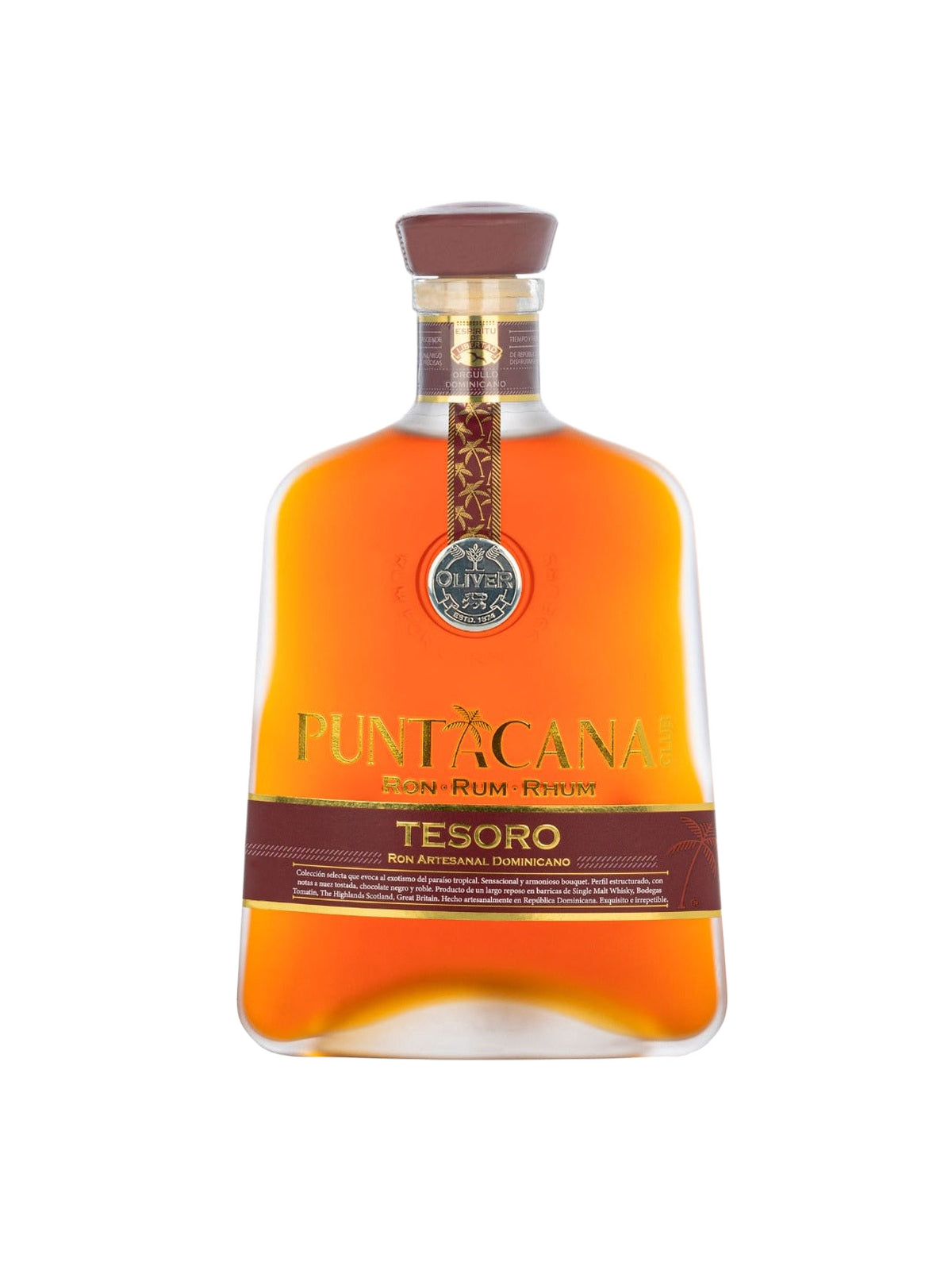 Puntacana Club Tesoro Whisky Finish Rom - flaske