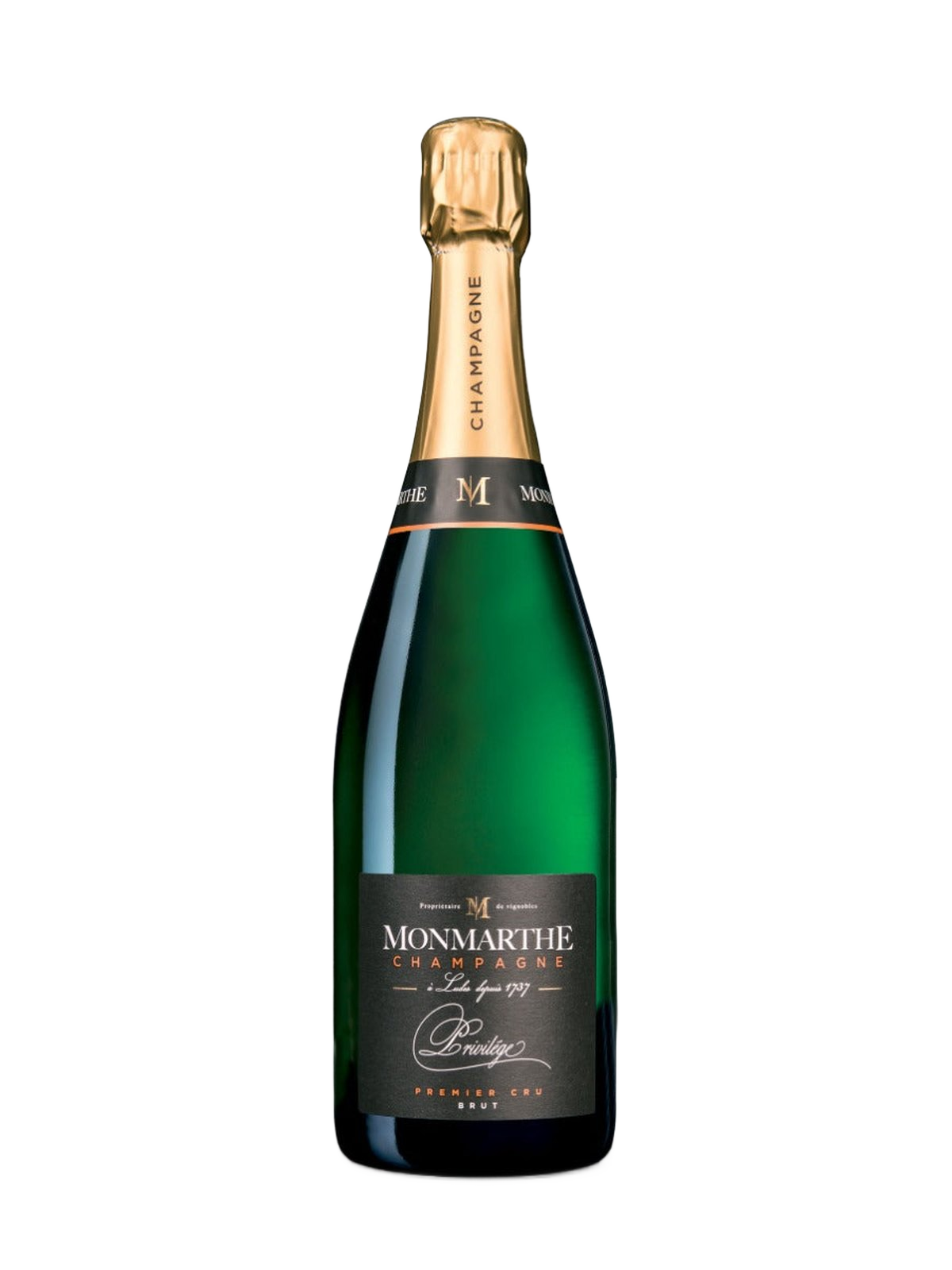 Monmarthe Privilege Brut Premier Cru Champagne - flaske