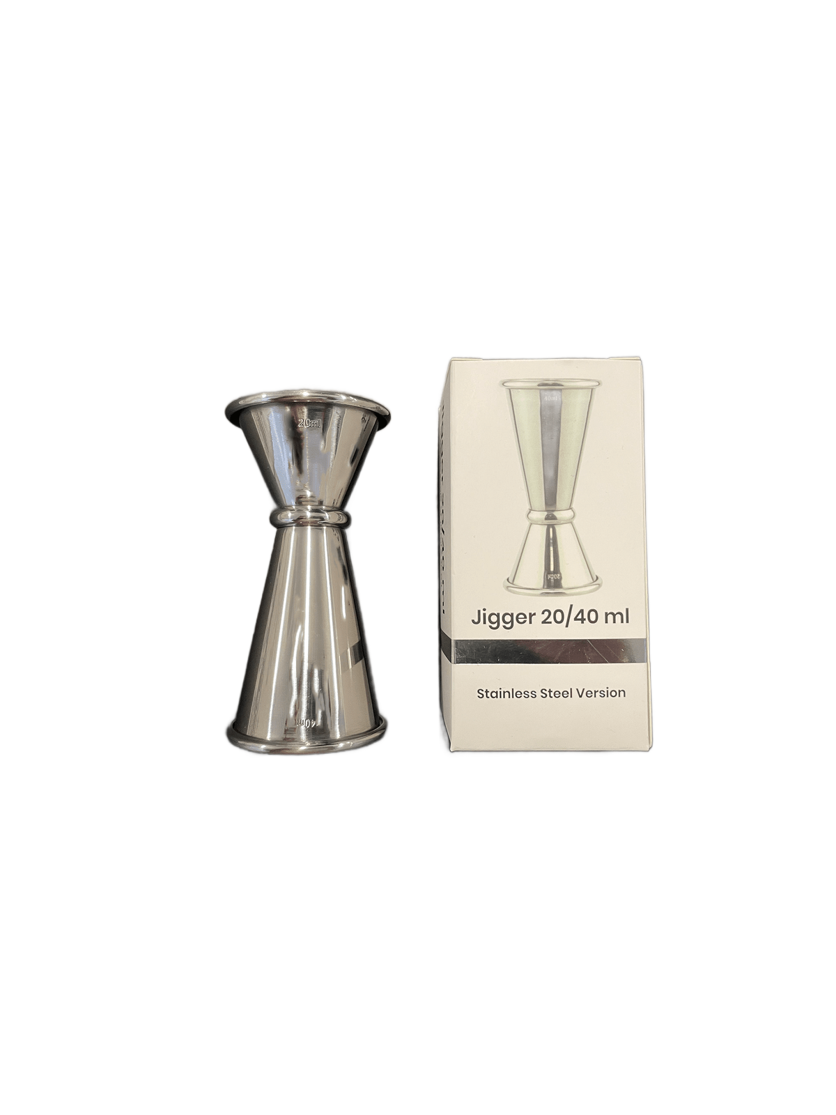 Jigger V-shape 20-40 ml steel Nordicbar