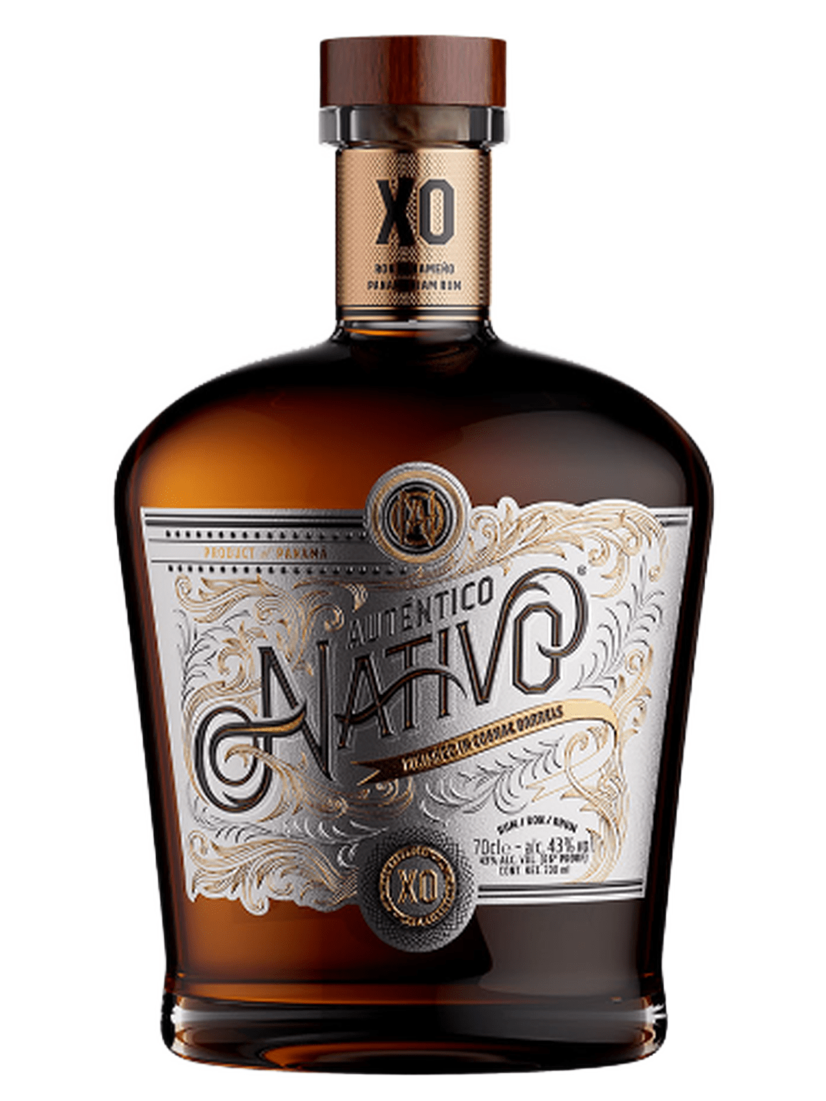 Autentico Nativo XO Rum Finished in Cognac Barrels - flaska