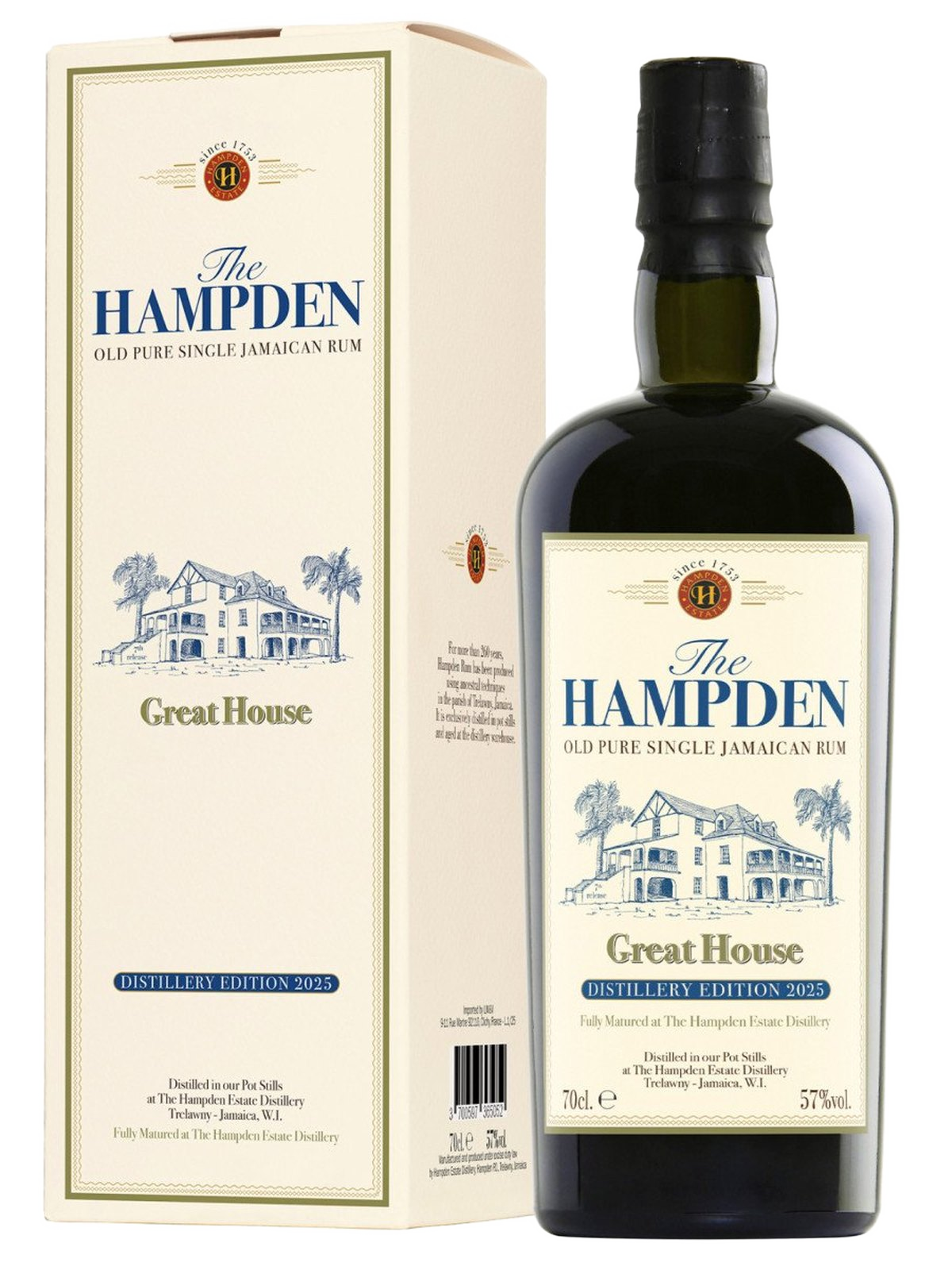 Hampden Great House Distillery Edition 2025 - bottle with gift box