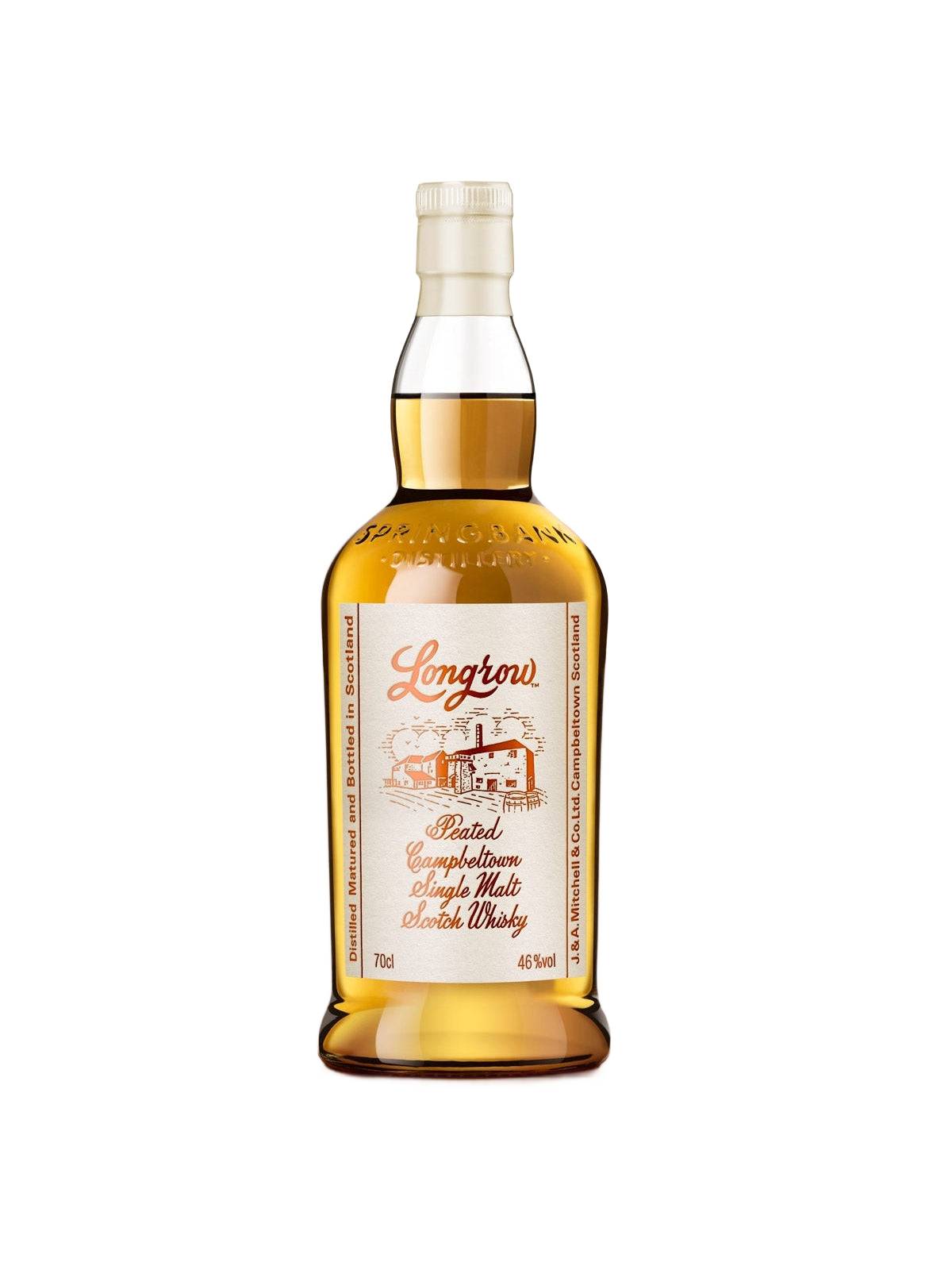 Longrow Peated Single Malt Whisky - bottle