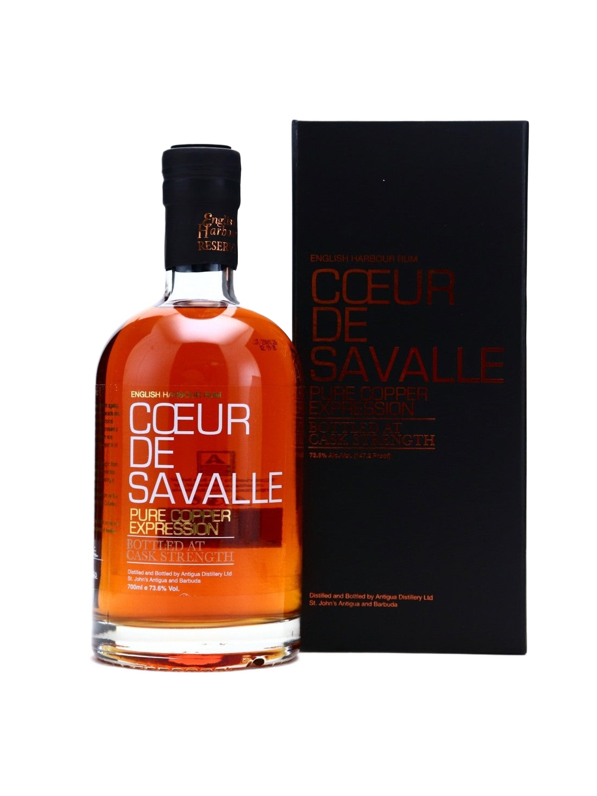 English Harbour Coeur de Savalle Rom - flaske med gaveæske