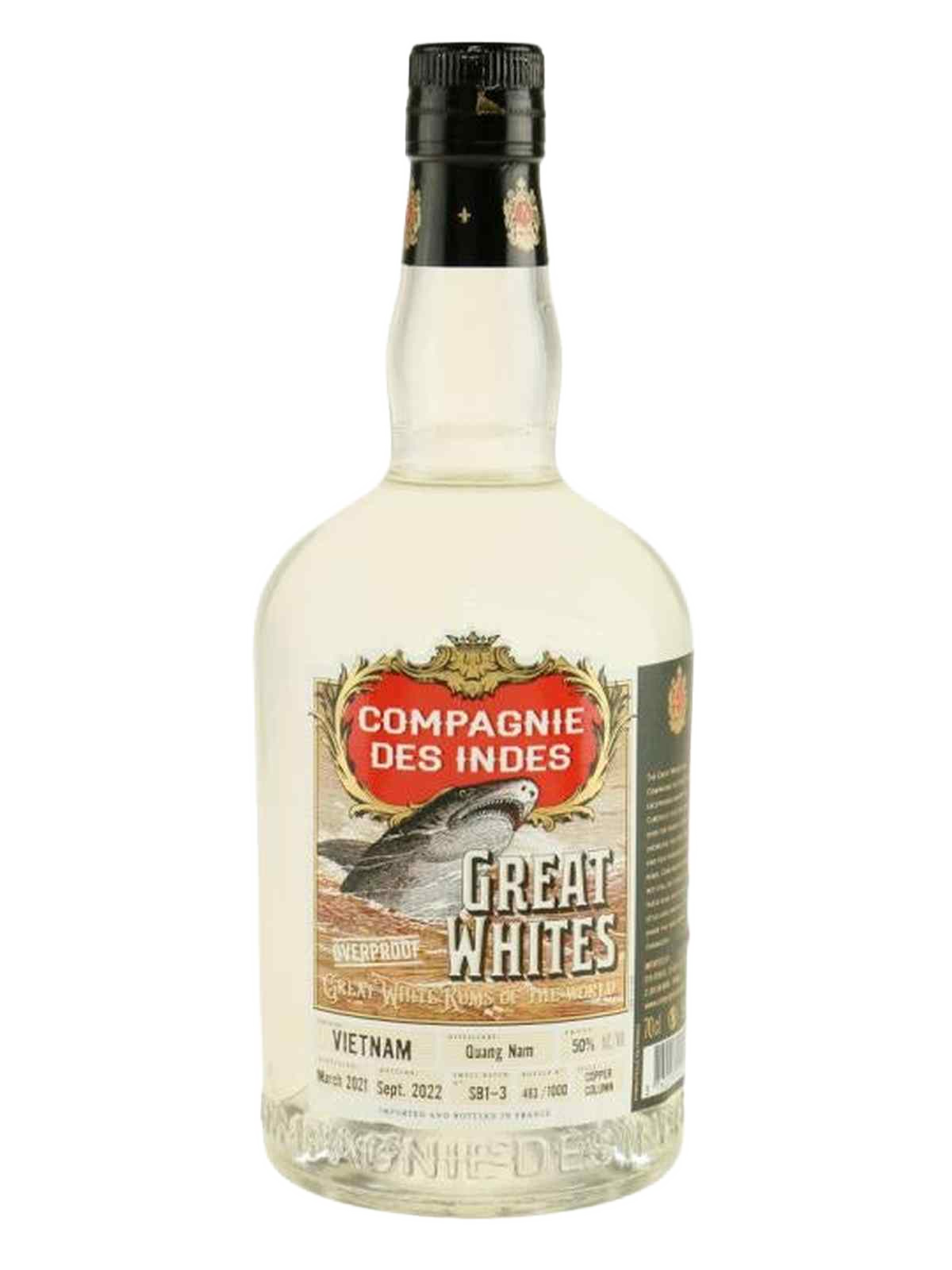 Compagnie des Indes Great Whites Vietnam Overproof Rom - flaske