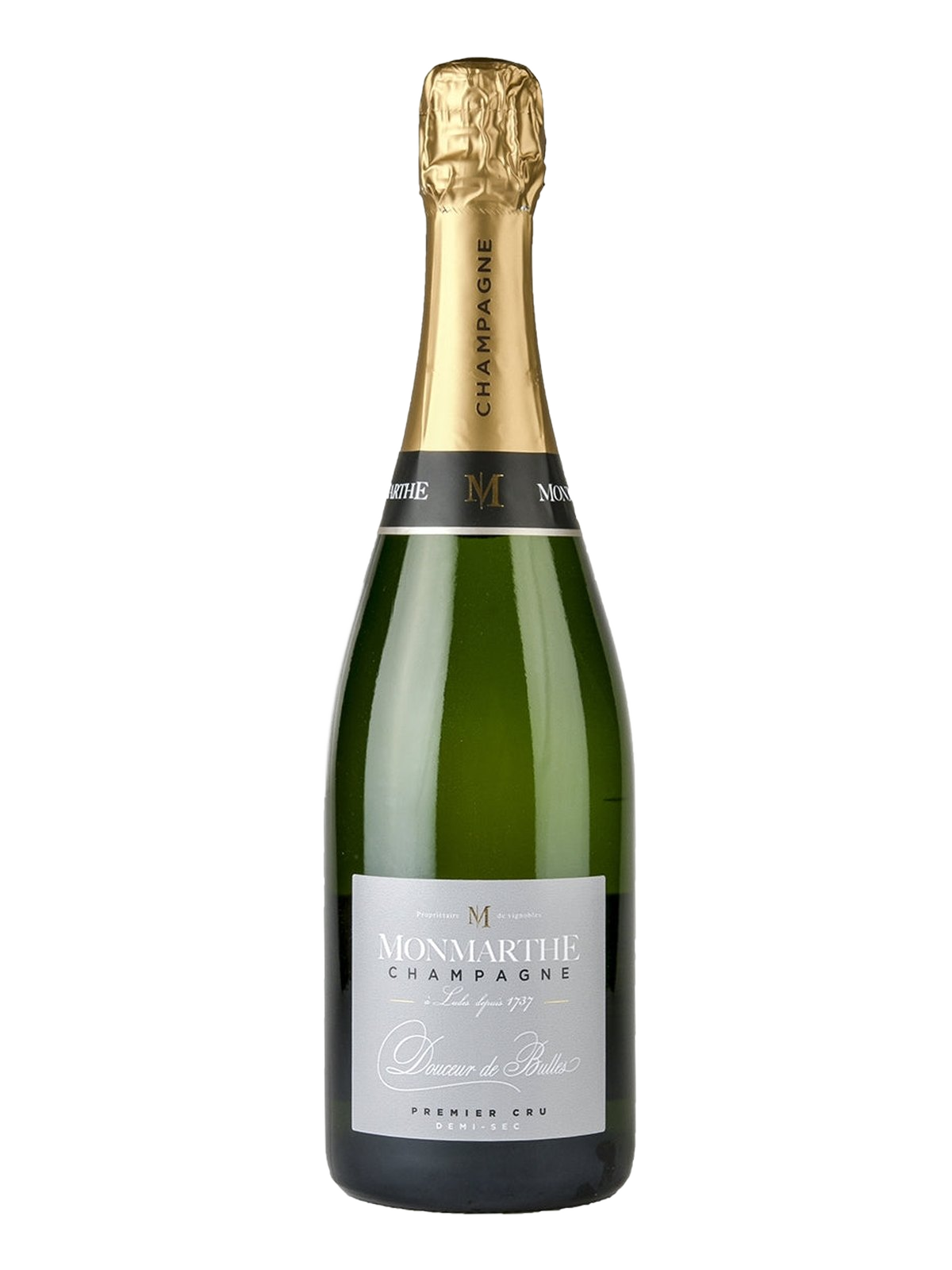 Monmarthe Douceur de Bulles Demi-Sec Premier Cru Champagne - flaske