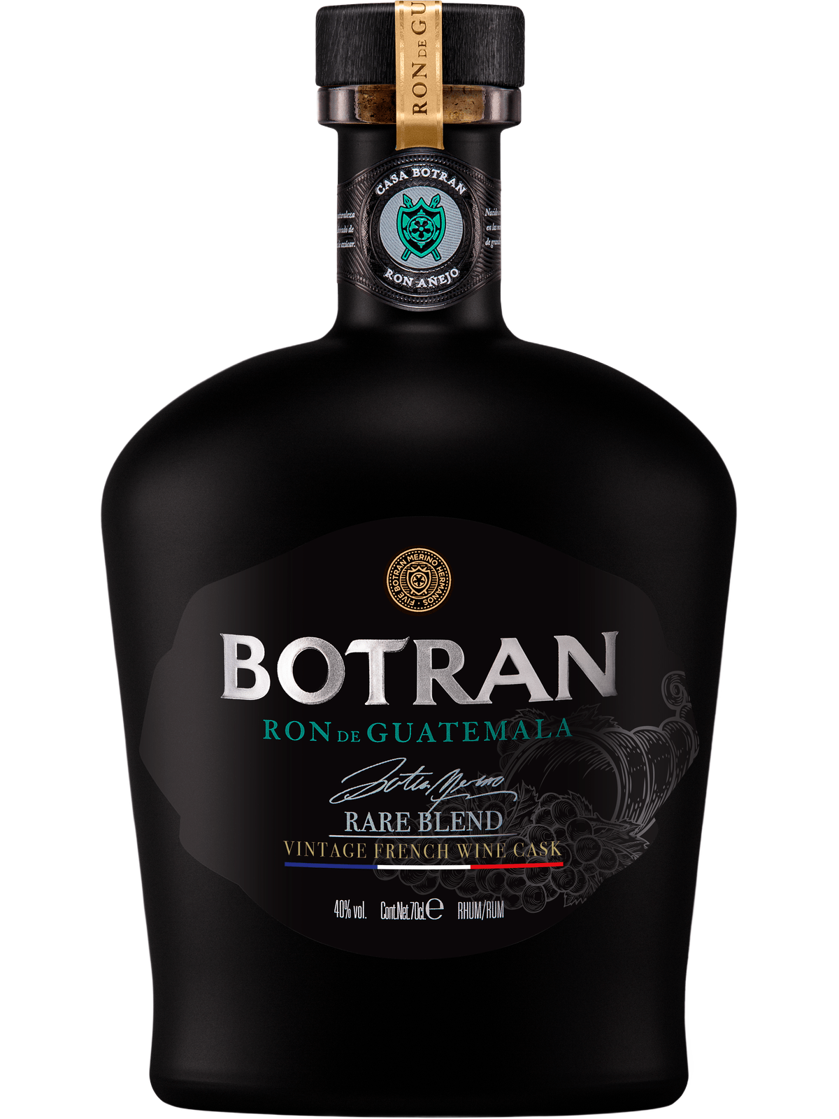 Botran Rare Blend Vintage French Wine Cask Rom - flaske