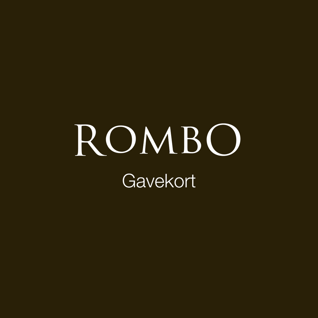 Rombo Gavekort