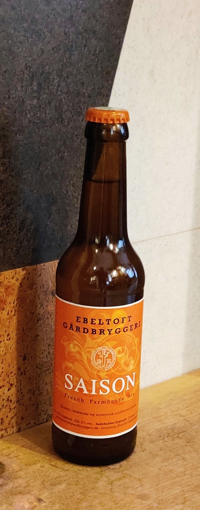 Ebeltoft Gårdbryggeri Saison Øl - flaske