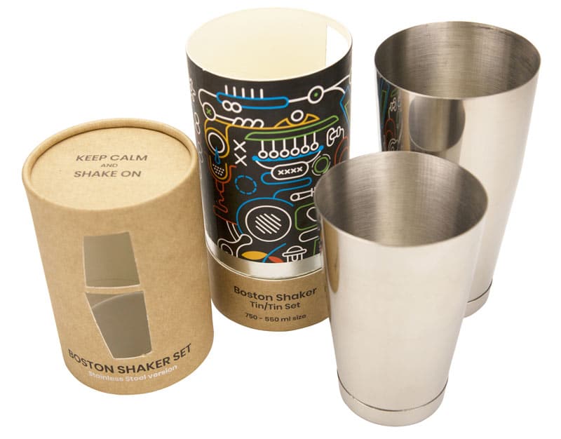 Nordicbar Boston shaker - two steel parts with packaging